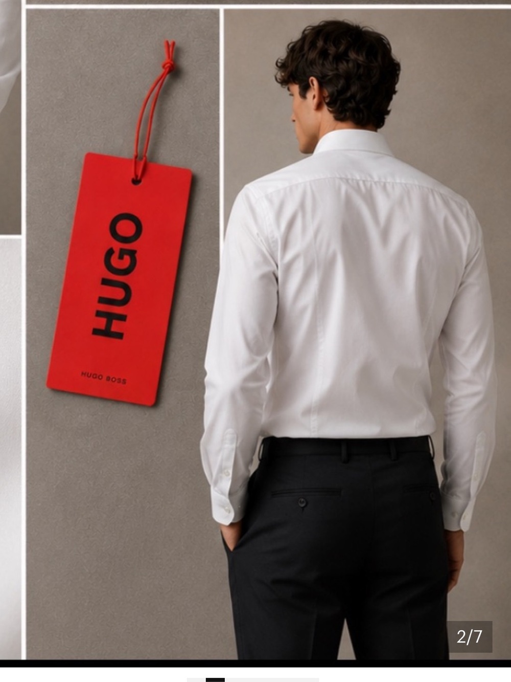 HUGO White & Black Dress Shirts - Picture 2 of 11